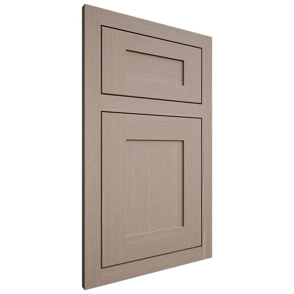Shiloh Cabinetry Flush Inset New Haven White Oak Quarter Sawn Whitewash Door