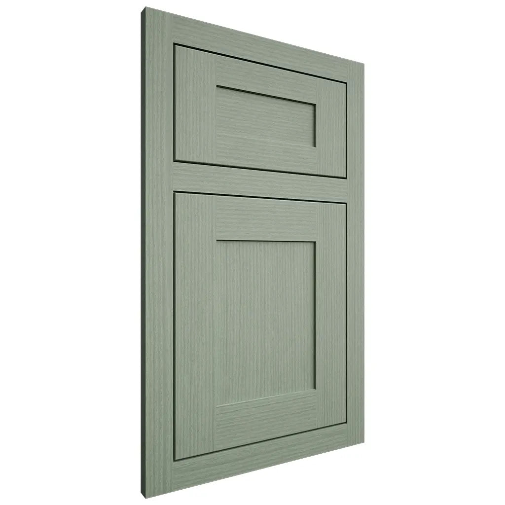 Shiloh Cabinetry Flush Inset New Haven White Oak Rift Cut Moss Door