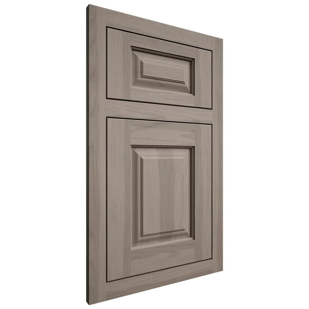 Shiloh Cabinetry Flush Inset Oxford Hickory Plain Cut Sterling Door