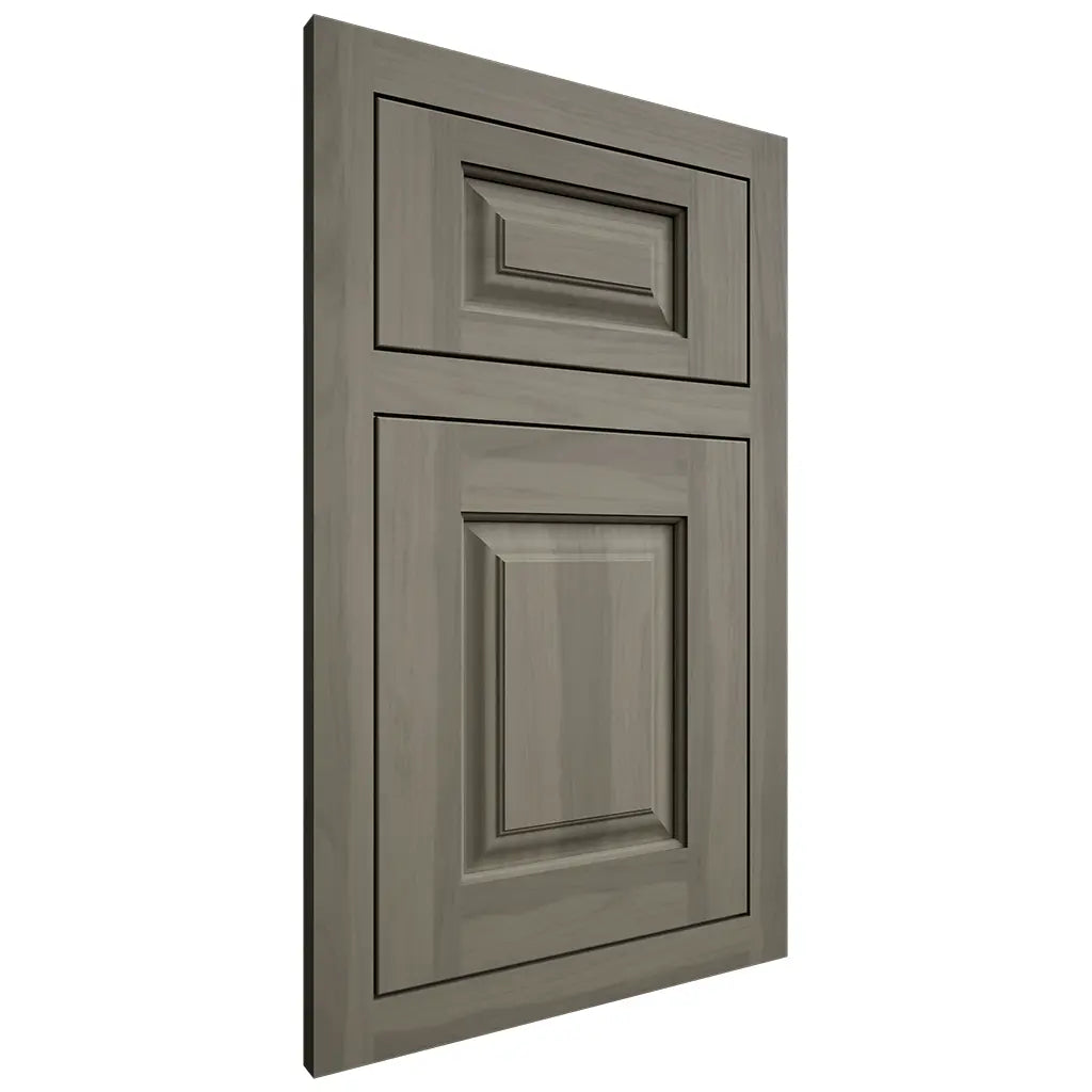 Shiloh Cabinetry Flush Inset Oxford Hickory Plain Cut Thyme Door