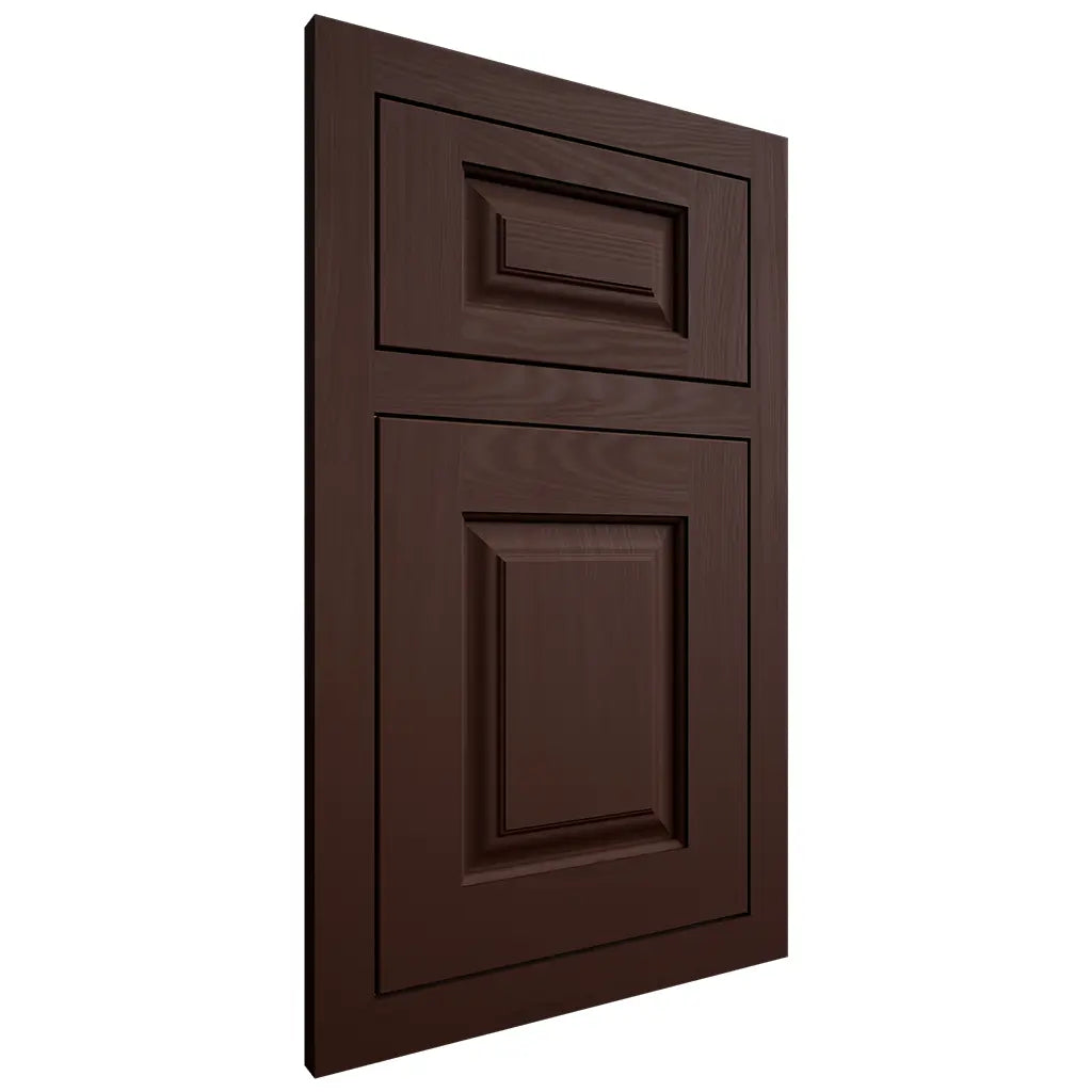 Shiloh Cabinetry Flush Inset Oxford Maple Plain Cut Cocoa Door