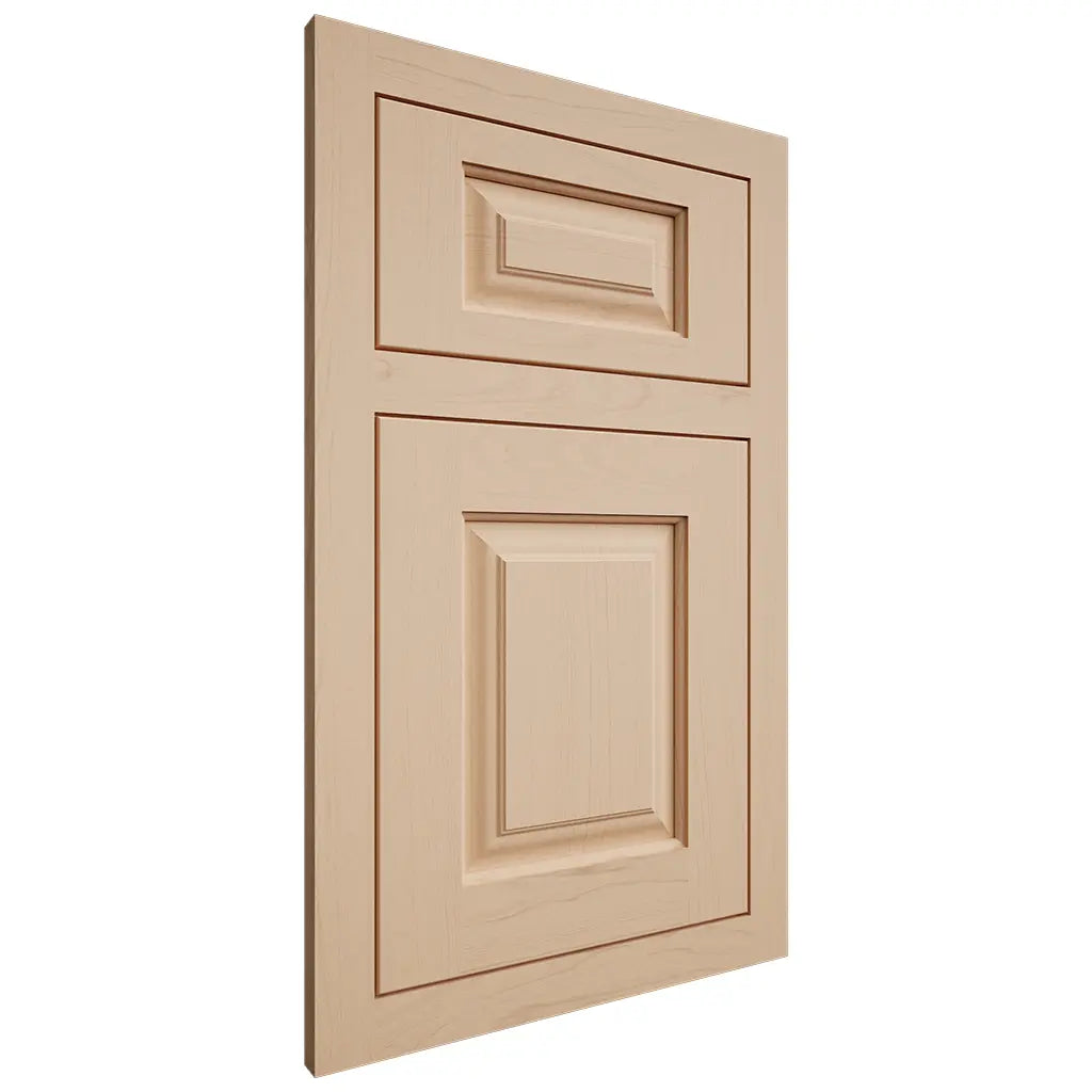Shiloh Cabinetry Flush Inset Oxford Maple Plain Cut Natural Door