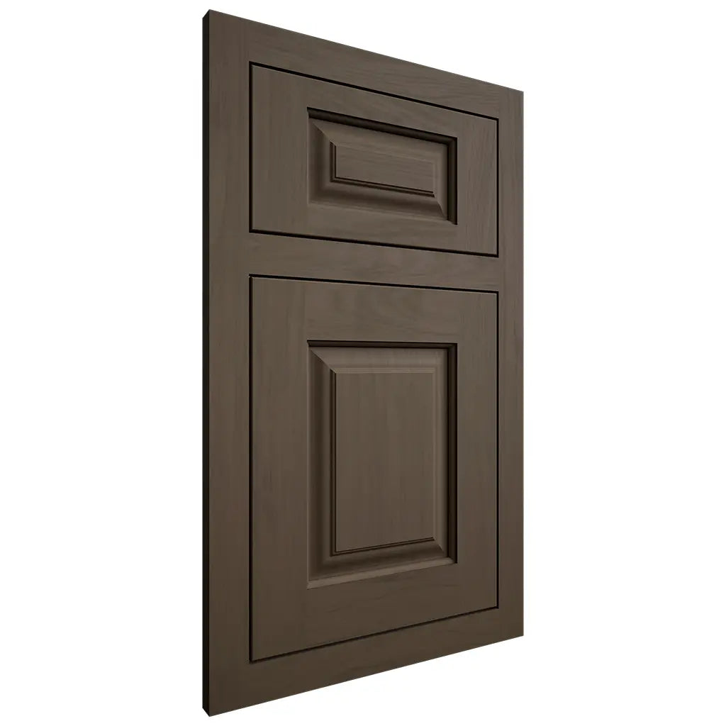 Shiloh Cabinetry Flush Inset Oxford Maple Plain Cut Perfect Brown Door