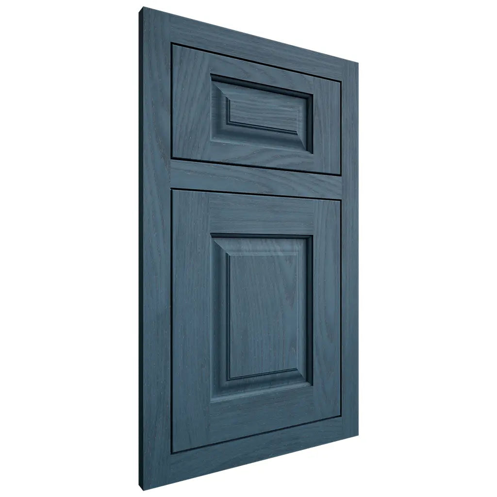 Shiloh Cabinetry Flush Inset Oxford Red Oak Plain Cut Hudson Door