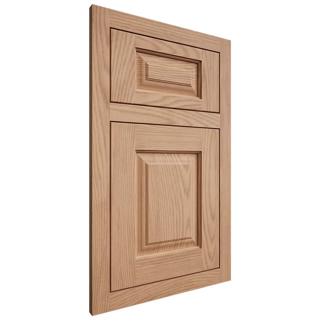 Shiloh Cabinetry Flush Inset Oxford Red Oak Plain Cut Natural Door