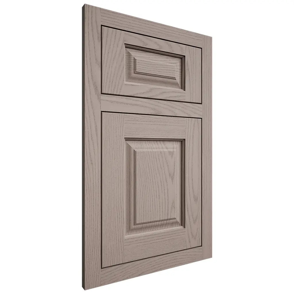 Shiloh Cabinetry Flush Inset Oxford Red Oak Plain Cut Sterling Door
