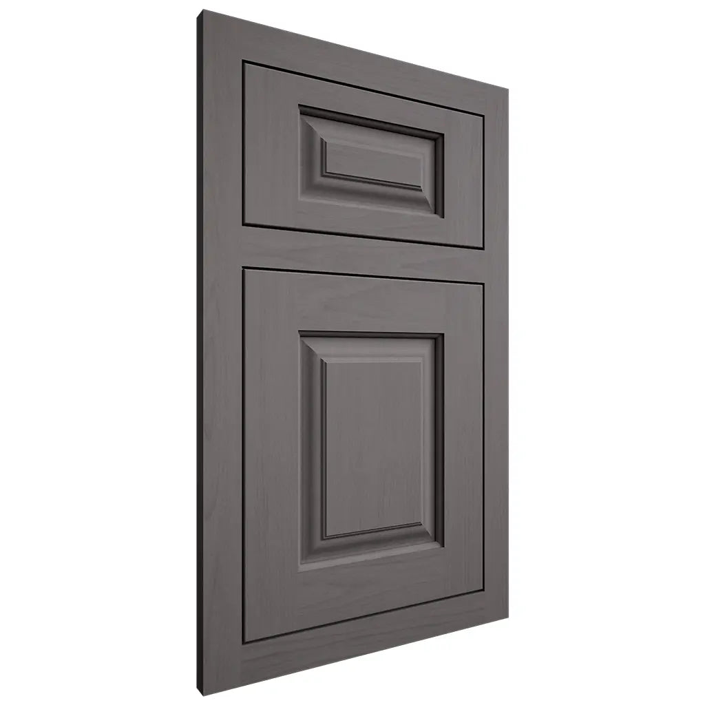 Shiloh Cabinetry Flush Inset Oxford Walnut Plain Cut Cadet Door
