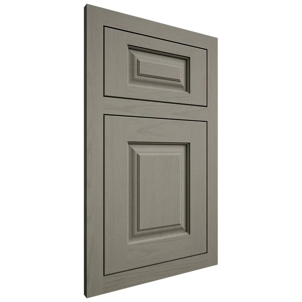 Shiloh Cabinetry Flush Inset Oxford Walnut Plain Cut Thyme Door