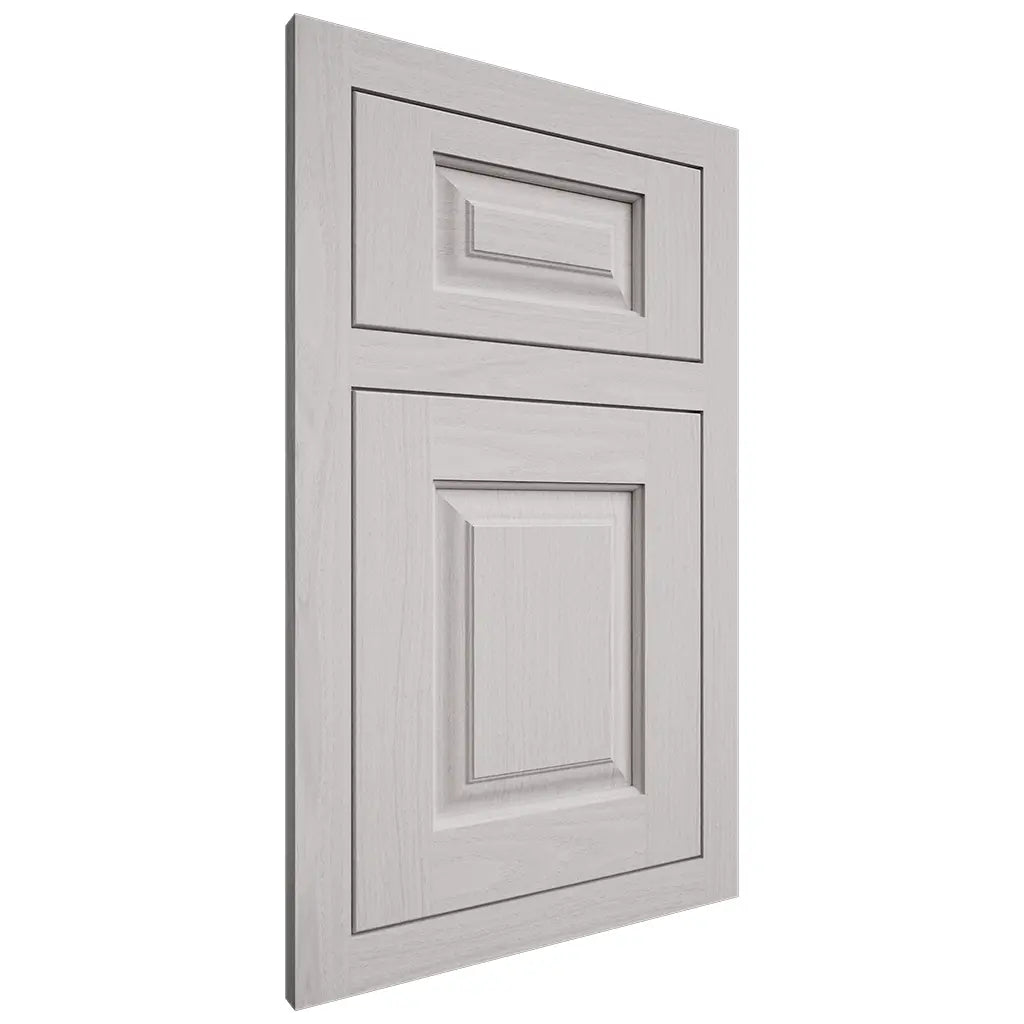 Shiloh Cabinetry Flush Inset Oxford White Oak Plain Cut Cotton Door