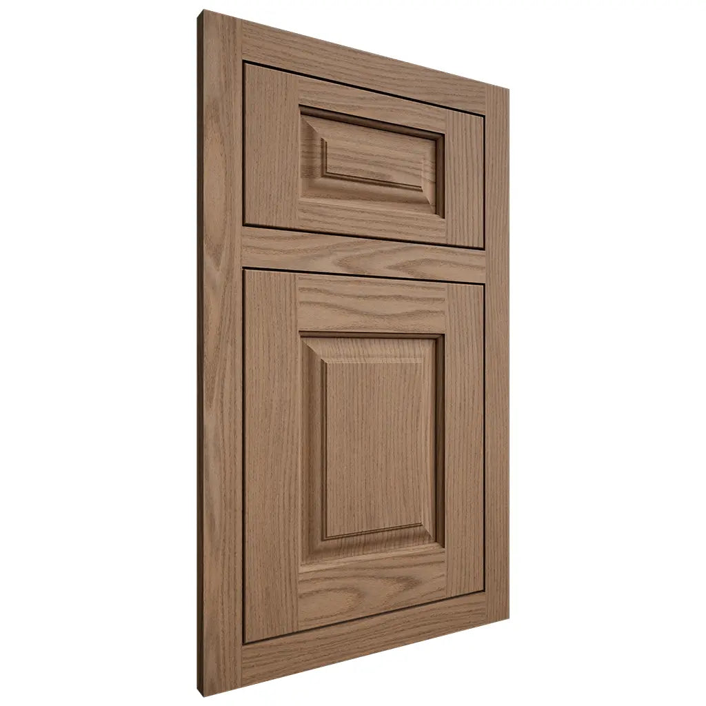 Shiloh Cabinetry Flush Inset Oxford White Oak Plain Cut Medium Door