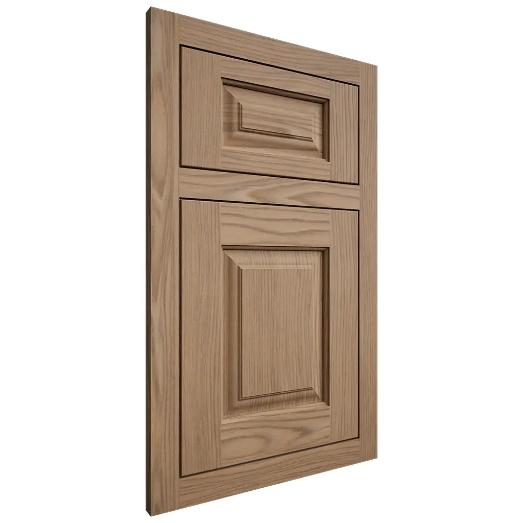 Shiloh Cabinetry Flush Inset Oxford White Oak Plain Cut Natural Door