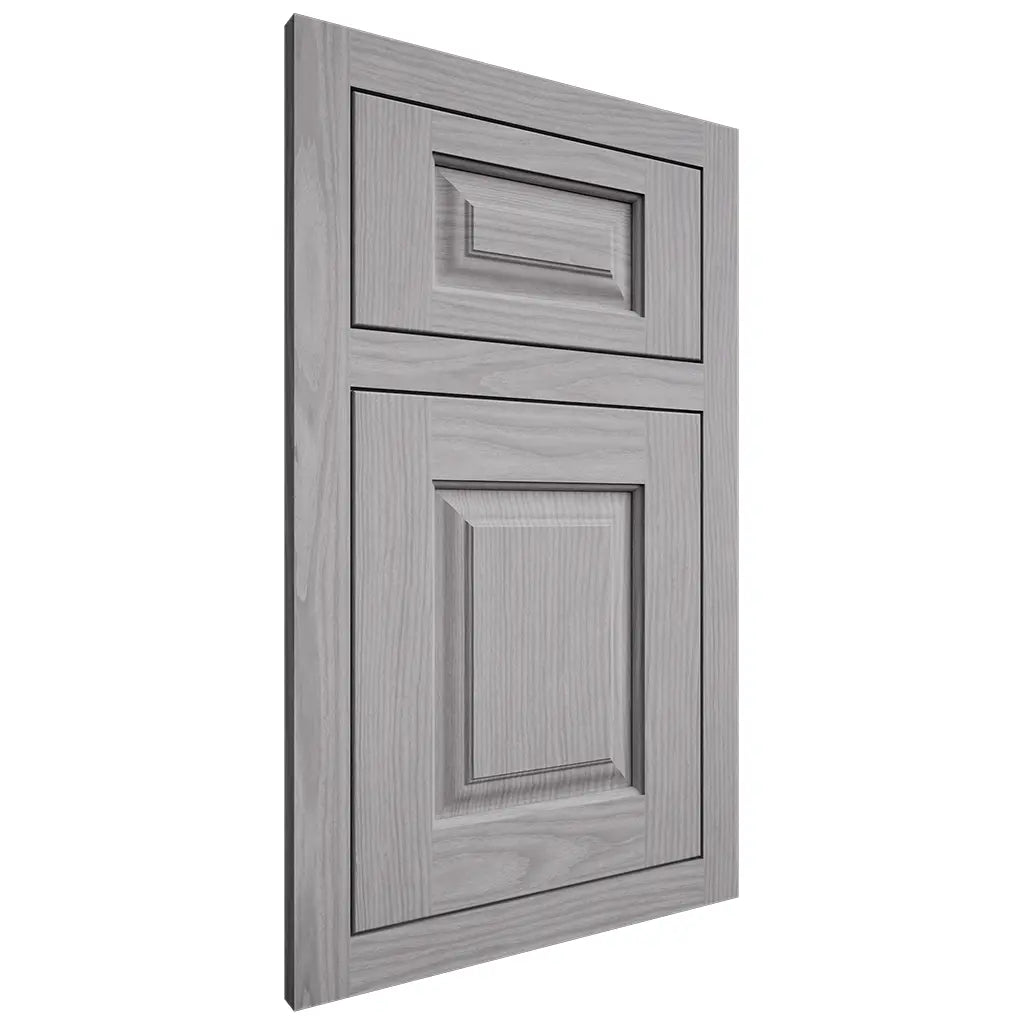 Shiloh Cabinetry Flush Inset Oxford White Oak Plain Cut Stratus Door
