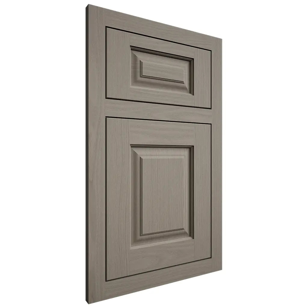 Shiloh Cabinetry Flush Inset Oxford White Oak Plain Cut Thyme Door