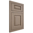 Shiloh Cabinetry Flush Inset Oxford White Oak Quarter Sawn Almond Door