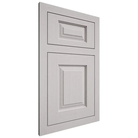Shiloh Cabinetry Flush Inset Oxford White Oak Quarter Sawn Cotton Door