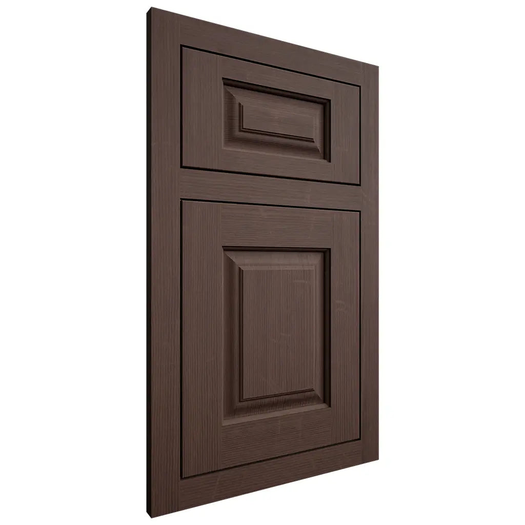 Shiloh Cabinetry Flush Inset Oxford White Oak Quarter Sawn Dusk Door