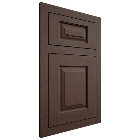 Shiloh Cabinetry Flush Inset Oxford White Oak Quarter Sawn Dusk Door
