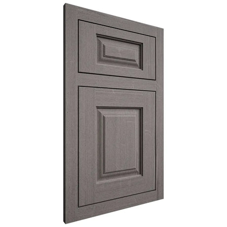 Shiloh Cabinetry Flush Inset Oxford White Oak Quarter Sawn Flagstone Door