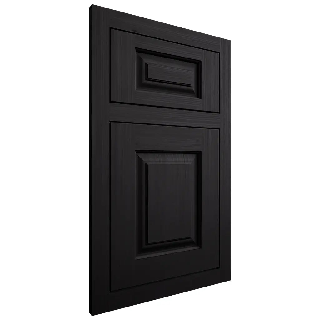Shiloh Cabinetry Flush Inset Oxford White Oak Quarter Sawn Ink Door