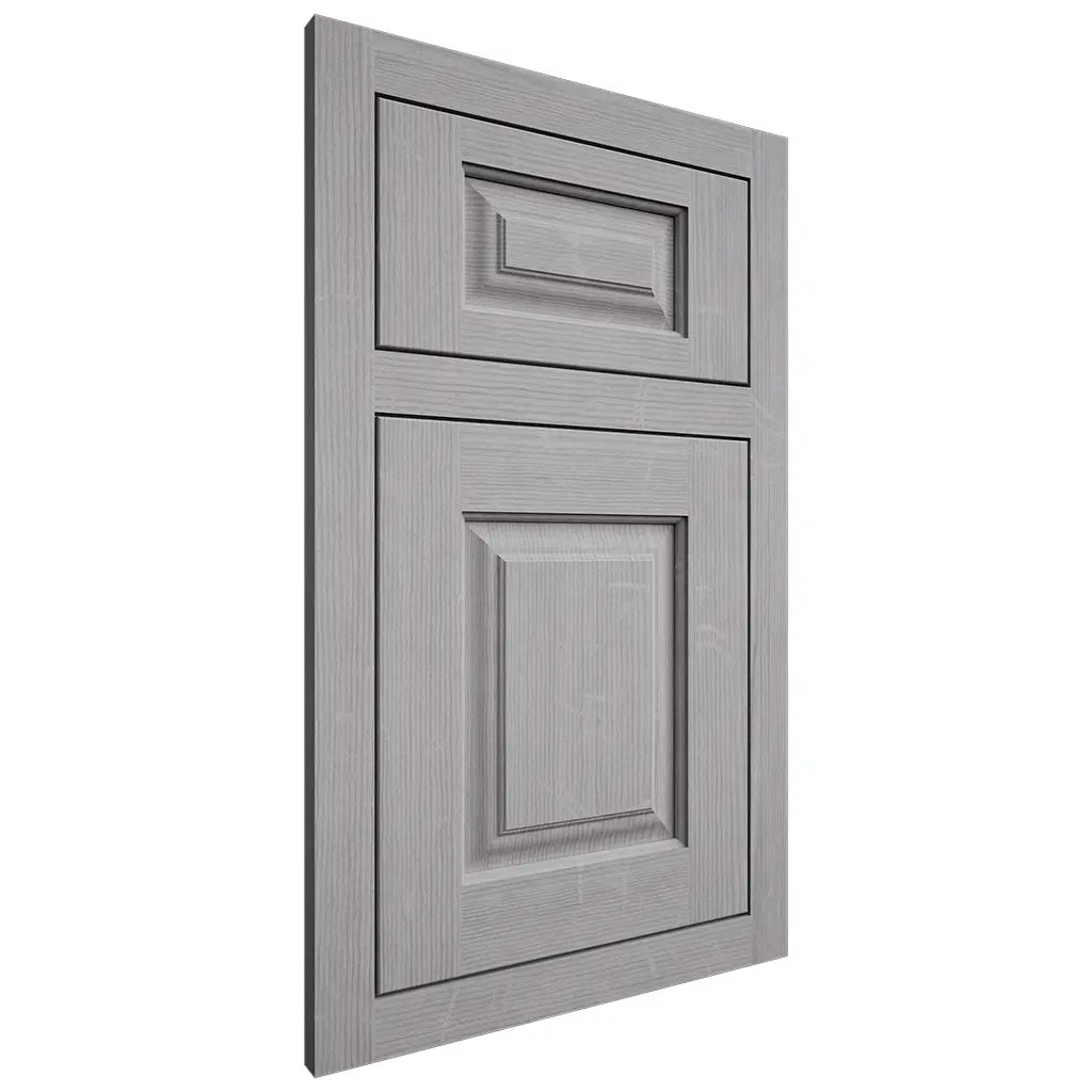 Shiloh Cabinetry Flush Inset Oxford White Oak Quarter Sawn Stratus Door