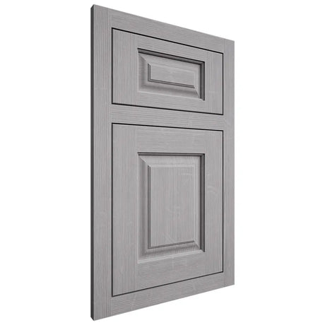 Shiloh Cabinetry Flush Inset Oxford White Oak Quarter Sawn Stratus Door