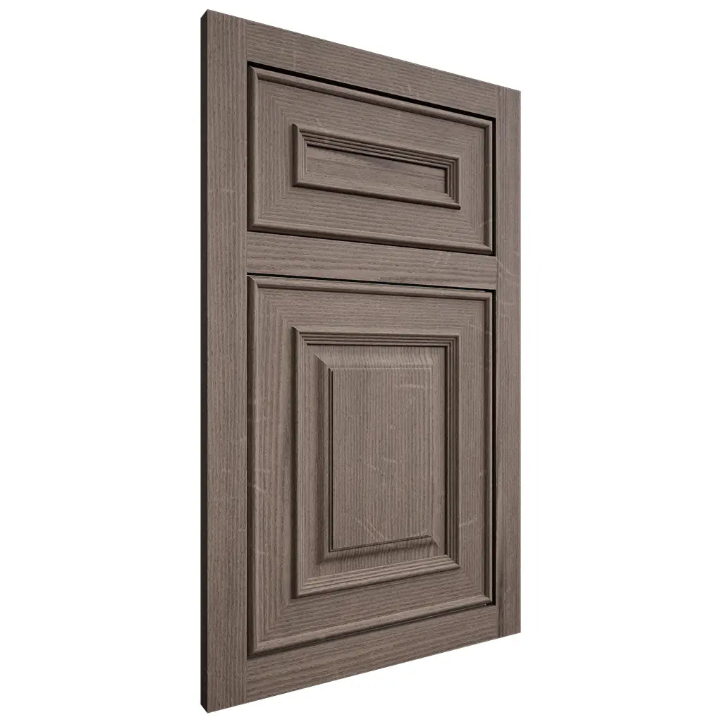 Shiloh Cabinetry Flush Inset Portland White Oak Quarter Sawn Clay Door