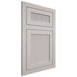 Shiloh Cabinetry Flush Inset Reeded Malibu Paintable Amazing Gray Door