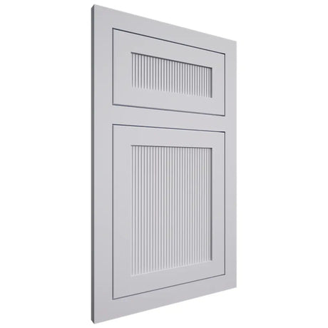 Shiloh Cabinetry Flush Inset Reeded Malibu Paintable Upward Door