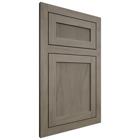 Shiloh Cabinetry Flush Inset Reeded Malibu Poplar Plain Cut Sterling Door