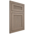Shiloh Cabinetry Flush Inset Reeded Malibu White Oak Rift Cut Almond Door