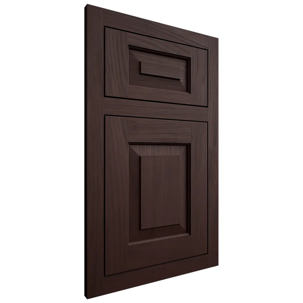 Shiloh Cabinetry Flush Inset Richmond Alder Plain Cut Bistre Door