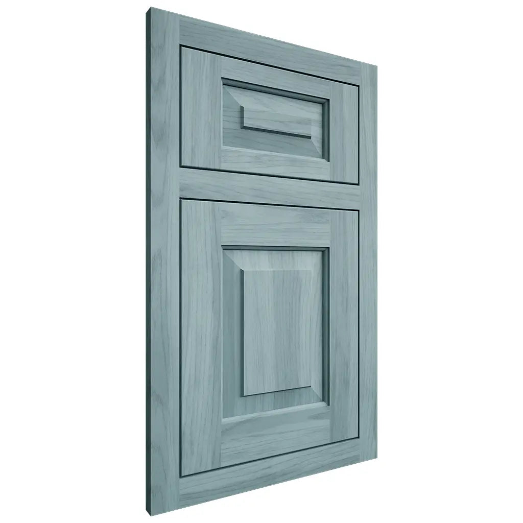 Shiloh Cabinetry Flush Inset Richmond Hickory Plain Cut Sky Door