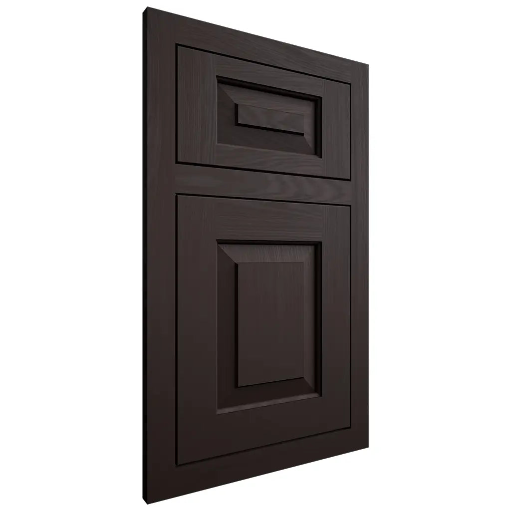 Shiloh Cabinetry Flush Inset Richmond Maple Plain Cut Espresso Door