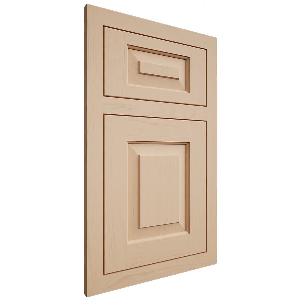 Shiloh Cabinetry Flush Inset Richmond Maple Plain Cut Natural Door
