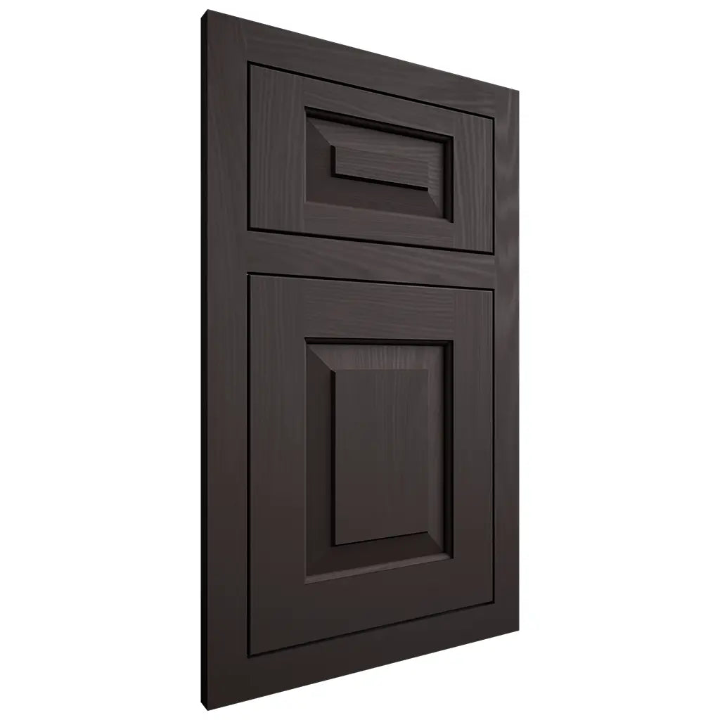 Shiloh Cabinetry Flush Inset Richmond Poplar Plain Cut Carbon Door