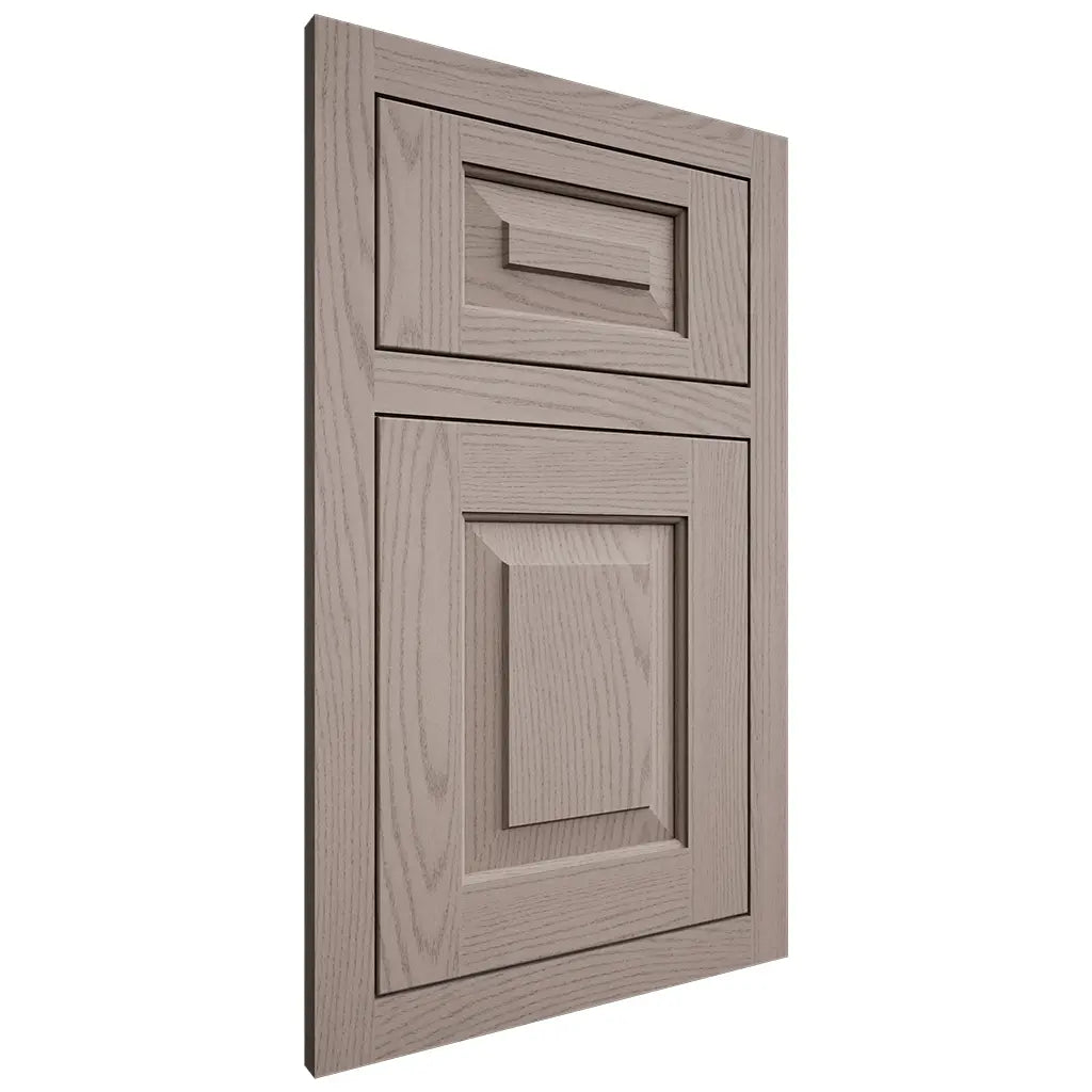 Shiloh Cabinetry Flush Inset Richmond Red Oak Plain Cut Sterling Door