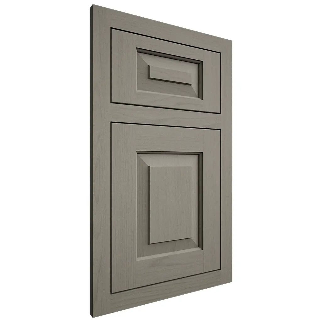 Shiloh Cabinetry Flush Inset Richmond Walnut Plain Cut Thyme Door