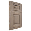 Shiloh Cabinetry Flush Inset Richmond White Oak Plain Cut Almond Door