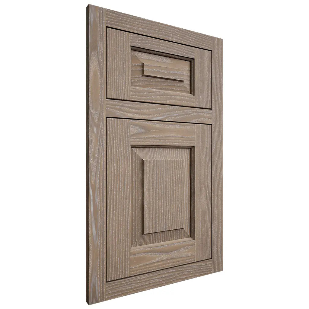 Shiloh Cabinetry Flush Inset Richmond White Oak Plain Cut Almond Door