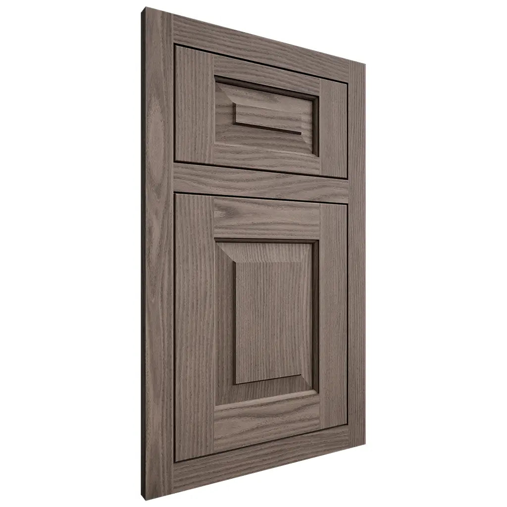 Shiloh Cabinetry Flush Inset Richmond White Oak Plain Cut Clay Door