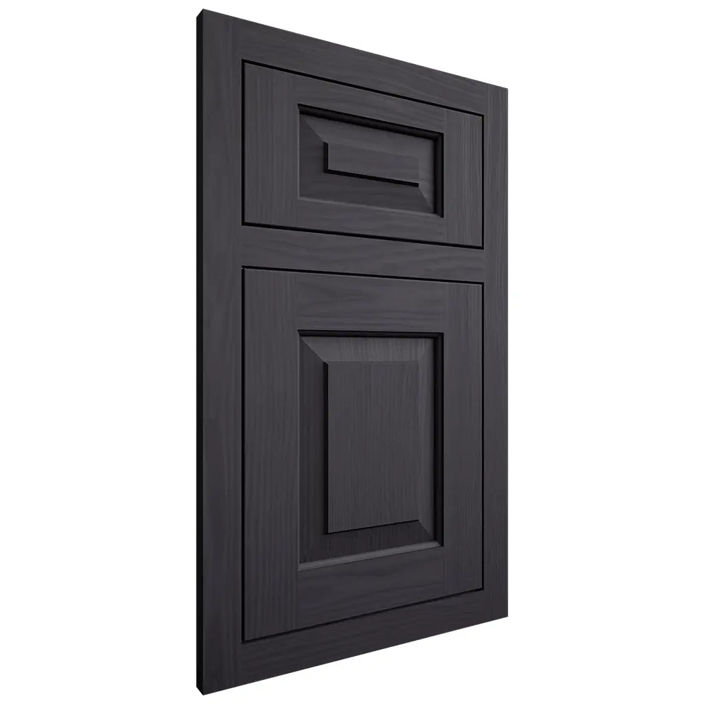 Shiloh Cabinetry Flush Inset Richmond White Oak Plain Cut Harbor Door
