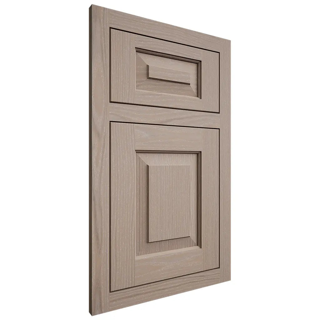 Shiloh Cabinetry Flush Inset Richmond White Oak Plain Cut Whitewash Door
