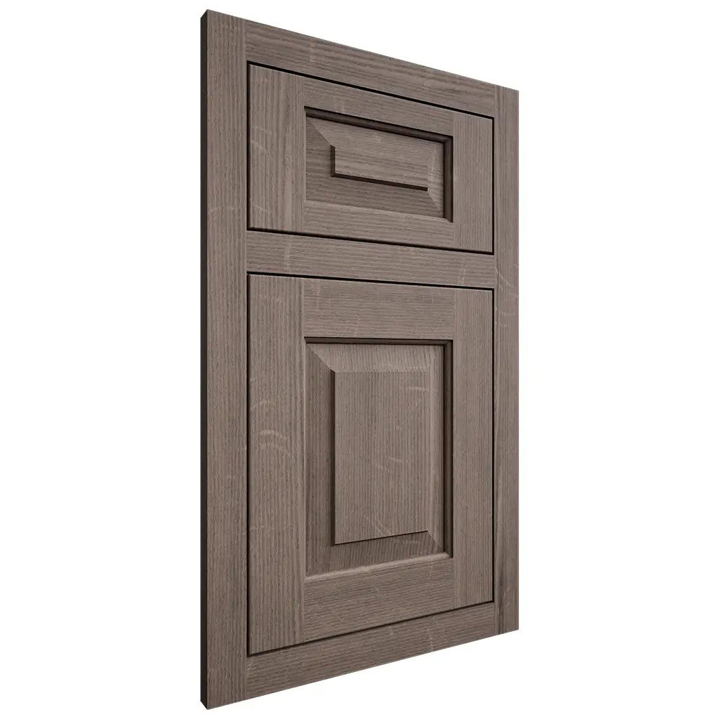 Shiloh Cabinetry Flush Inset Richmond White Oak Quarter Sawn Clay Door