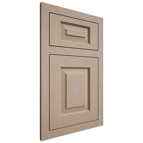 Shiloh Cabinetry Flush Inset Richmond White Oak Quarter Sawn Straw Door