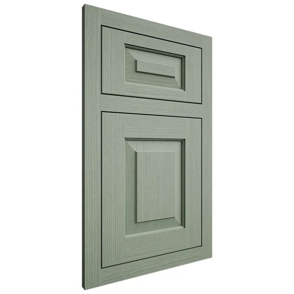 Shiloh Cabinetry Flush Inset Richmond White Oak Rift Cut Moss Door