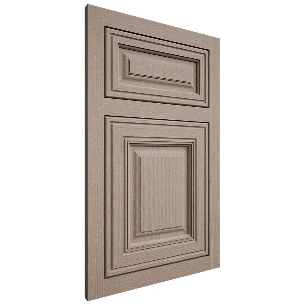 Shiloh Cabinetry Flush Inset Savannah White Oak Quarter Sawn Whitewash Door