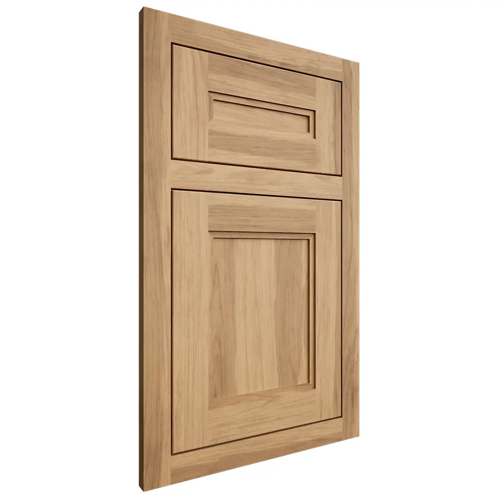 Shiloh Cabinetry Flush Inset Scottsdale Hickory Plain Cut Natural Door