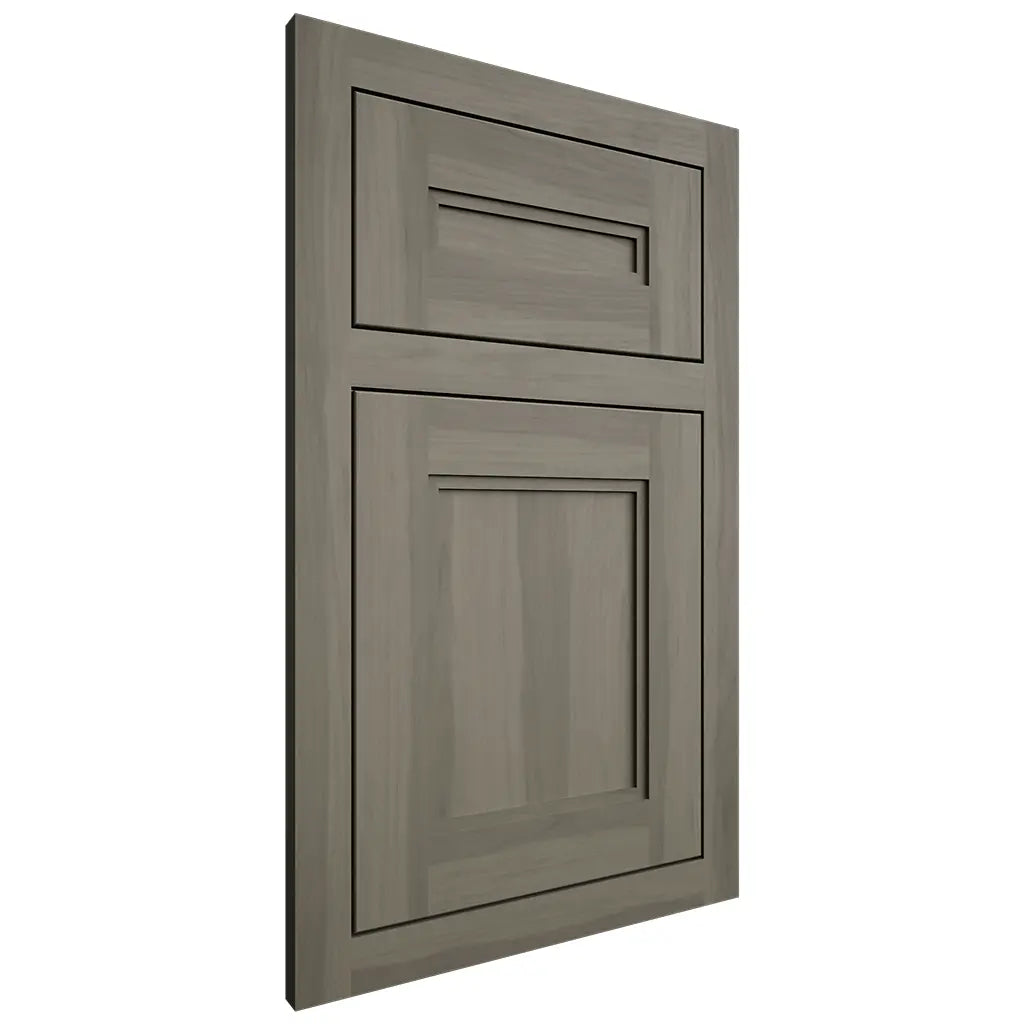 Shiloh Cabinetry Flush Inset Scottsdale Hickory Plain Cut Thyme Door