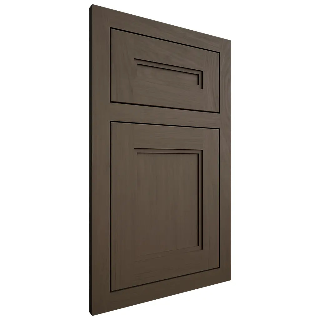 Shiloh Cabinetry Flush Inset Scottsdale Maple Plain Cut Perfect Brown Door