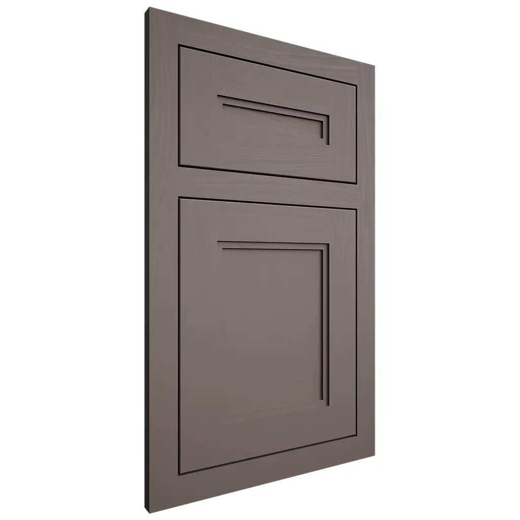 Shiloh Cabinetry Flush Inset Scottsdale Poplar Plain Cut Heatherstone Door